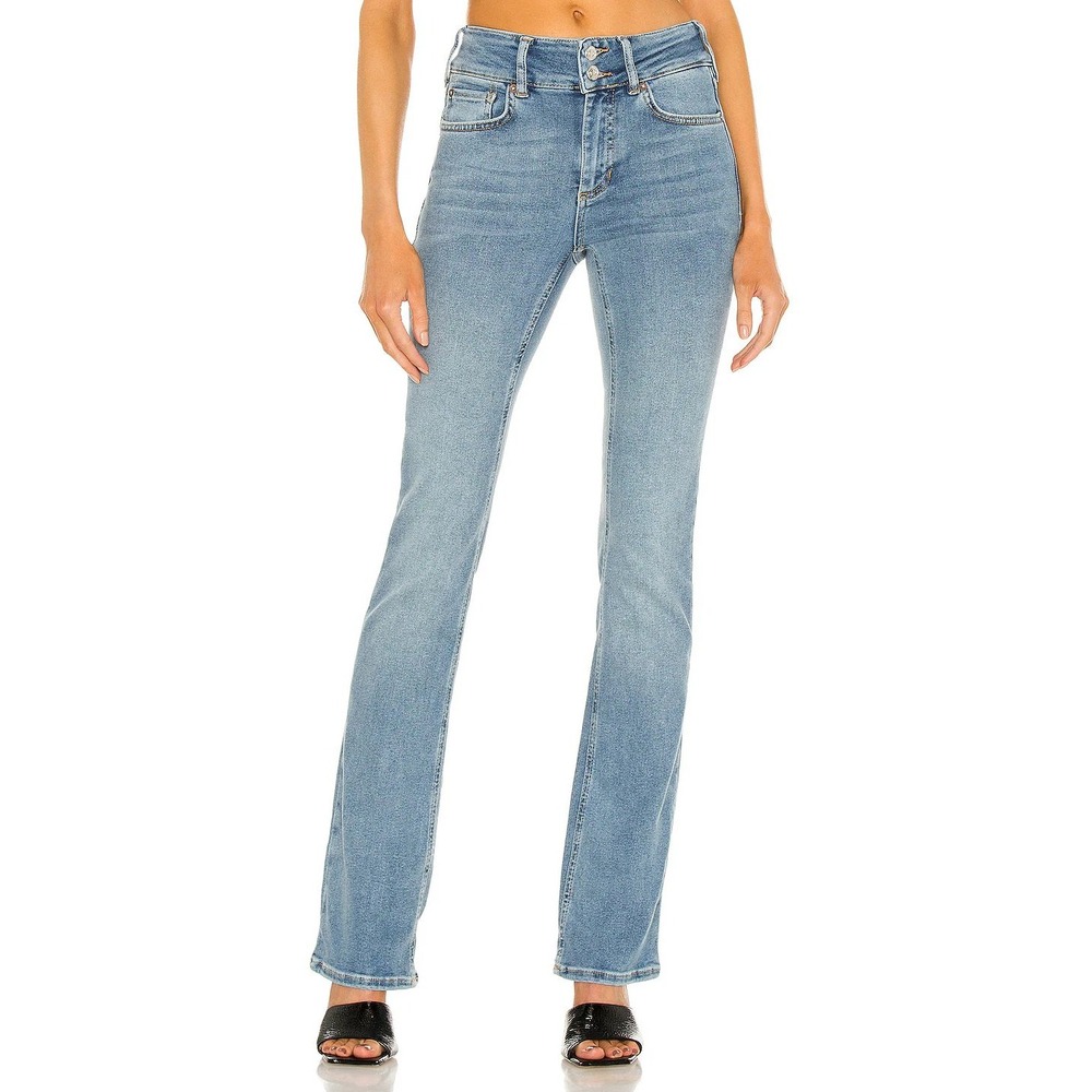 Free People We The Free Shayla Bootcut Jeans 25 Sierra Y2K Double Waist